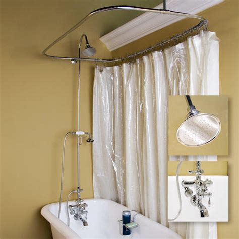 shower fixture for clawfoot tub